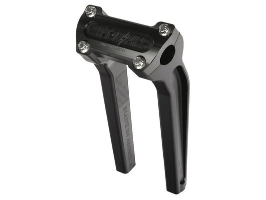 9.5in. Pull Back Thrashin Risers - Black. Fits 1in. Handlebar - Thrashin Supply