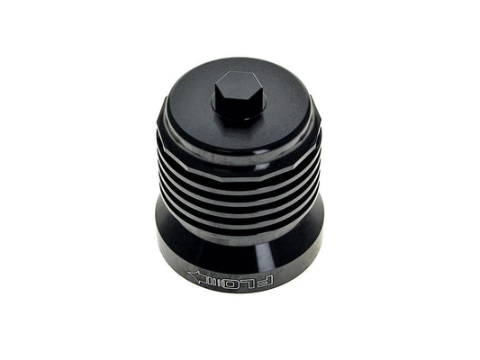 FLO Reusable Oil Filter - Black. Fits Milwaukee Eight 2017up, Twin Cam 1999-2017, Evolution 1984-1999 & Sportster 1984-2021 - Ultra Cool