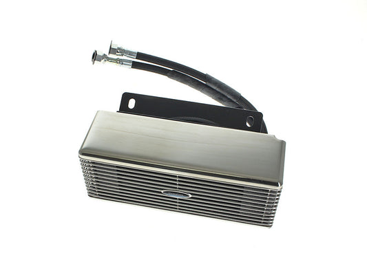 Fan Assisted Low Mount Oil Cooler Kit - Stainless Steel. Fits Touring 2009-2016 - Ultra Cool