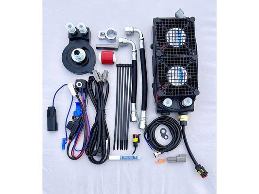 Lower Fairing Mounted Oil Cooler Kit. Fits Touring 2017-2024 with Lower Fairing - Ultra Cool