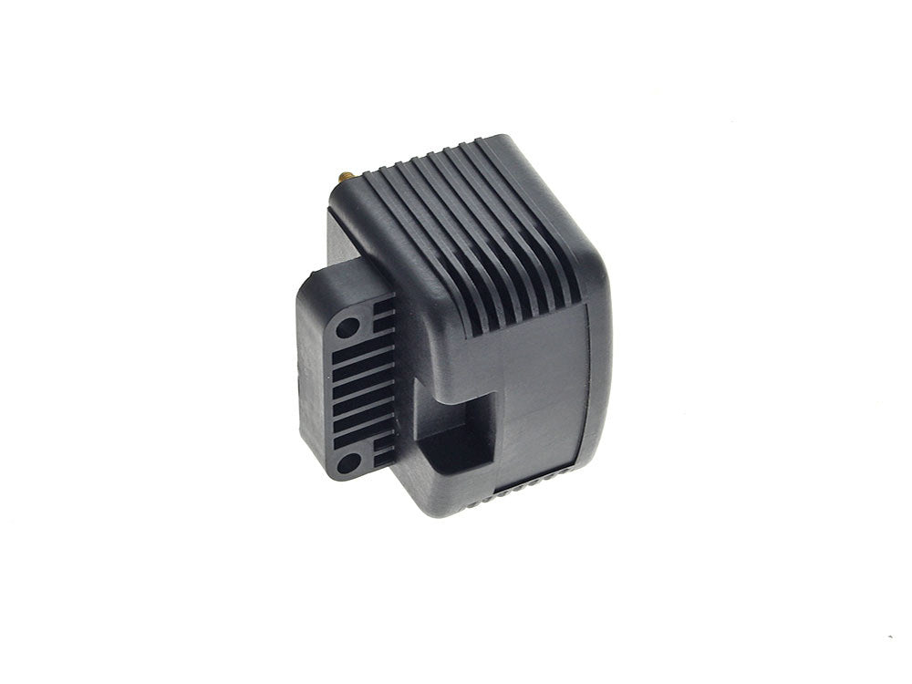 Ignition Coil - Black. Fits Big Twin 1970-1999 & Sportster 1971-2003 Models with Upgraded Single Fire Ignition - V-Factor