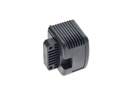 Ignition Coil - Black. Fits Big Twin 1970-1999 & Sportster 1971-2003 Models with Upgraded Single Fire Ignition - V-Factor