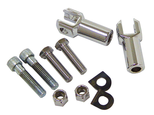 Footpeg Mount Clevis Set. Fits Softail 2000-2006 - V-Factor