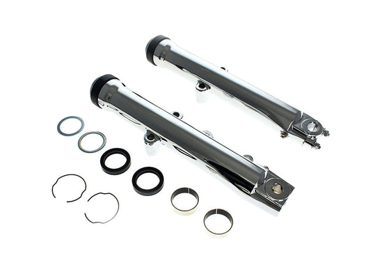 Fork Sliders - Chrome. Fits FX Softail 1984-1999 & Dyna Wide Glide 1993-1999 - V-Factor