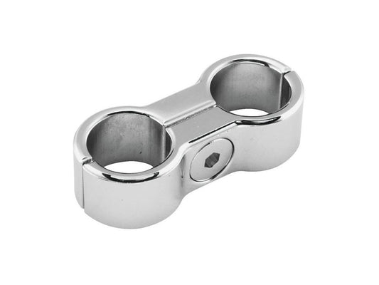 2 Hose Separator - Chrome. Fits 5/16in. or 3/8in. Hose - V-Factor
