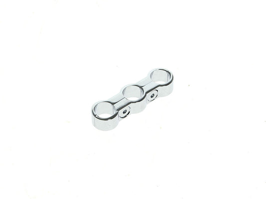 3 Hose Separator - Chrome. Fits 5/16in. or 3/8in. Hose - V-Factor