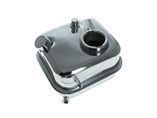 Oil Tank - Chrome. With Provision for Drop In Filter. Fits 4Spd Big Twin 1965-1982. - V-Factor