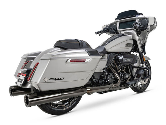 4.5in. Hi-Output Slip-On Mufflers - Dark Chrome. Fits Touring 2017up - Vance And Hines