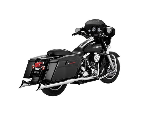 Dresser Duals True Dual Headers - Chrome. Fits Touring 1995-2008. - Vance And Hines