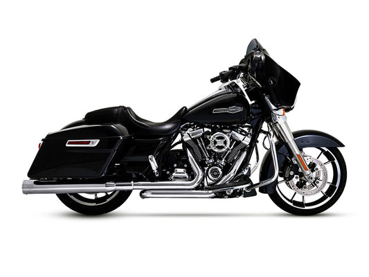 Dresser Duals Right Side Tuck & Under Headers - Chrome. Fits Touring 2017up - Vance And Hines