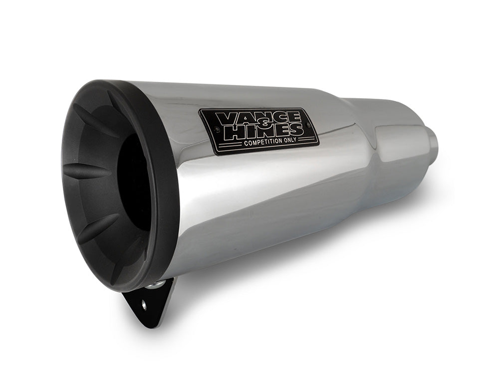 Hi-Output Slip-On Muffler - Chrome. Fits Indian Scout 2025up - Vance And Hines