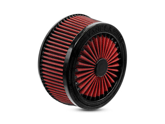 Red Air Filter Element. Fits VO2 X, Blade & Cage Fighter Air Cleaners - Vance And Hines