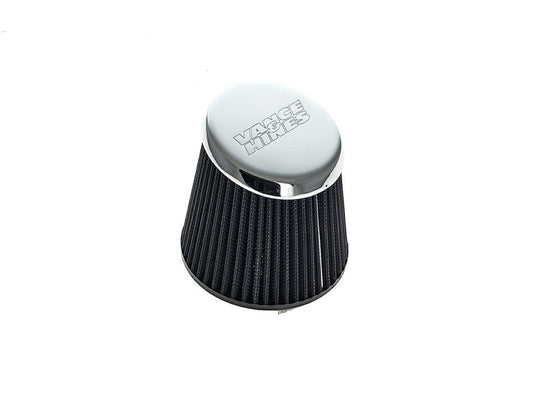 Air Filter Element - Chrome End Cap. Fits VO2 Falcon Air Cleaners - Vance And Hines