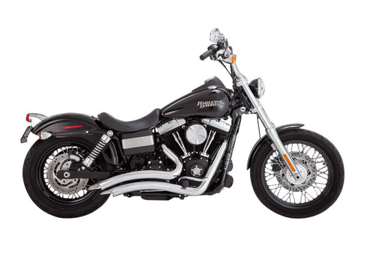 Big Radius Exhaust - Chrome. Fits Dyna 2006-2017 - Vance And Hines