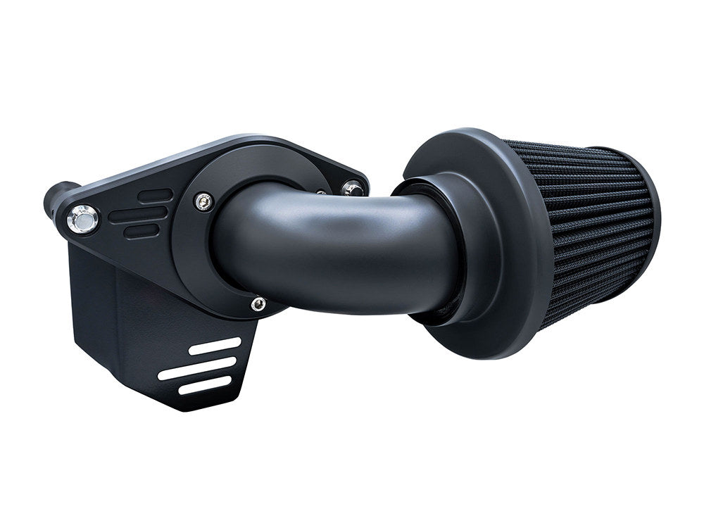 90deg VO2 Falcon Air Cleaner Kit - Matte Black. Fits Touring 2017-2024 & Softail 2018-2024 - Vance And Hines