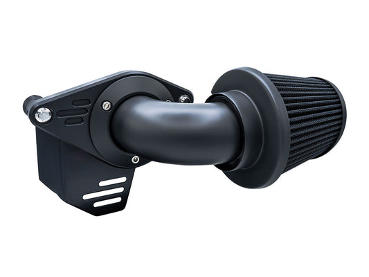 90deg VO2 Falcon Air Cleaner Kit - Matte Black. Fits Touring 2017-2024 & Softail 2018-2024 - Vance And Hines
