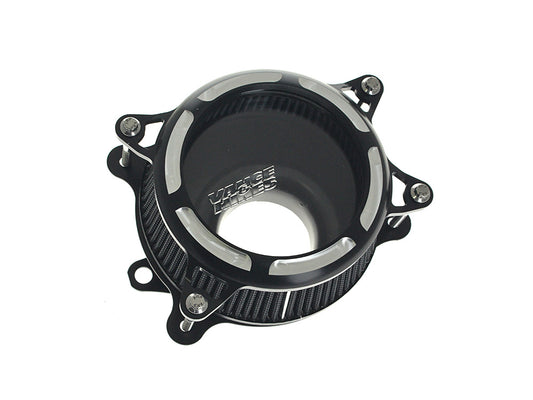 VO2 Insight Air Cleaner Kit - Black Contrast. Fits CVO Touring 2023up, Street Glide & Road Glide 2024up, Touring 2025up & Softail 2025up - Vance And Hines
