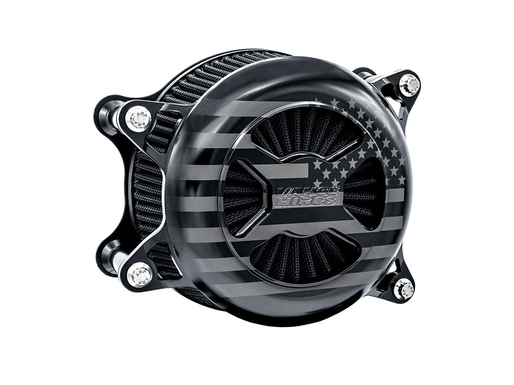VO2 America Air Cleaner Kit - Black. Fits Touring 2017-2024 & Softail 2018-2024 - Vance And Hines