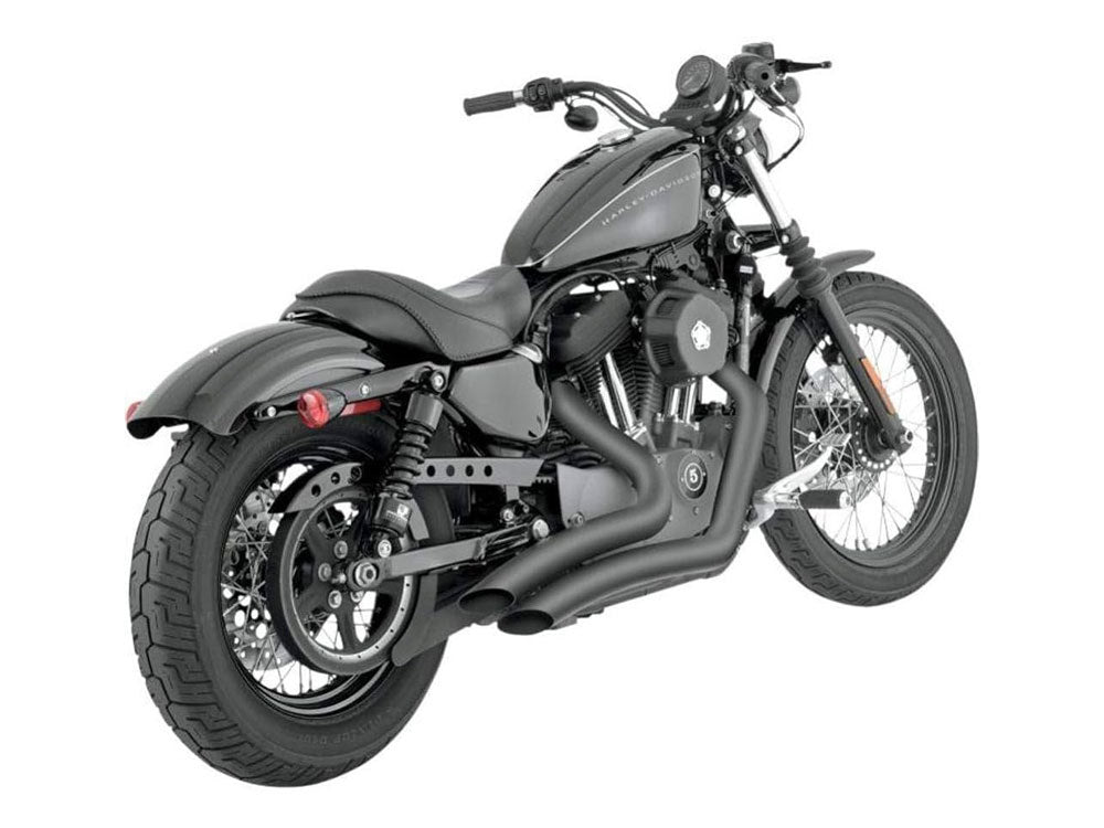 Big Radius Exhaust - Black. Fits Sportster 2014-2021 - Vance And Hines