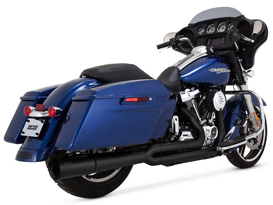 Pro Pipe 2-into-1 Exhaust - Black. Fits Touring 2017up - Vance And Hines