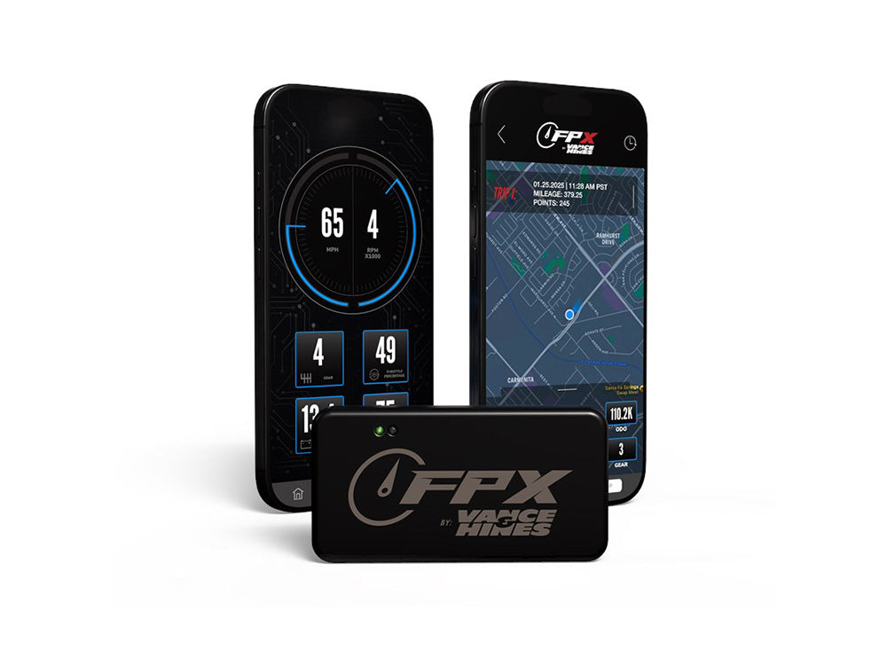 Fuelpak FPX Trak & Tune Tuner - 4 Pin J1850. Fits Softail 2007-2010, Dyna 2007-2011, Sportster 2007-2013 & Touring 2007-2013 - Vance And Hines