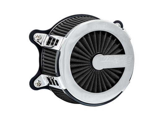 VO2 Cage Fighter Air Cleaner Kit - Chrome. Fits Sportster 1988-2021 - Vance And Hines