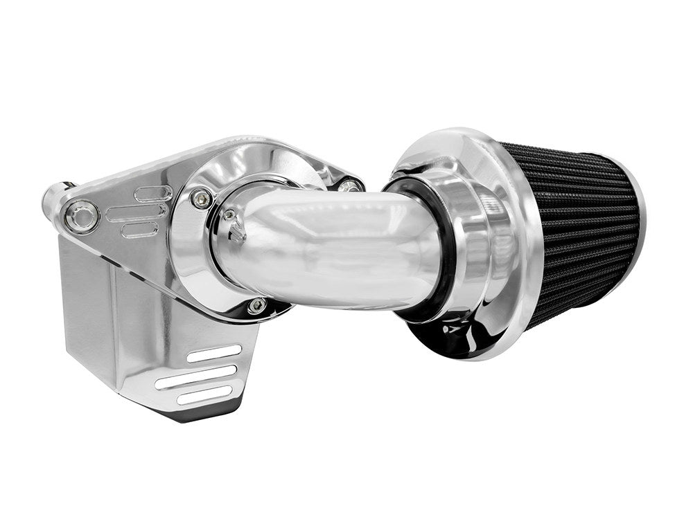 90deg VO2 Falcon Air Cleaner Kit - Chrome. Fits Touring 2017-2024 & Softail 2018-2024 - Vance And Hines