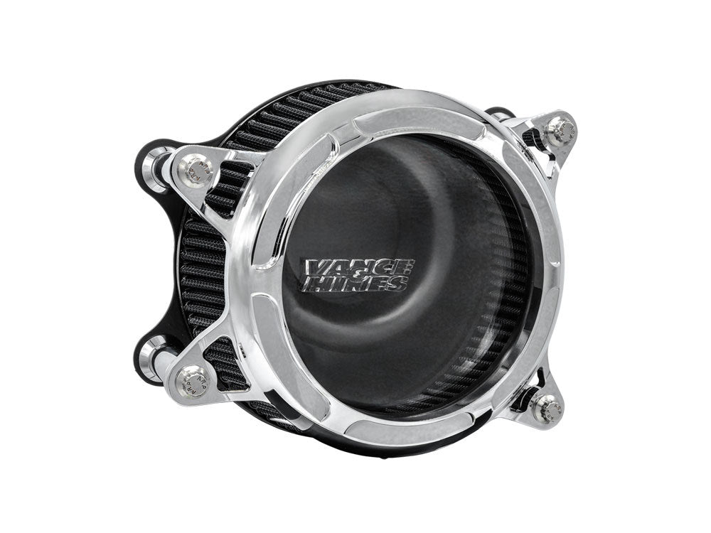 VO2 Insight Air Cleaner Kit - Chrome. Fits Touring 2017-2024 & Softail 2018-2024 - Vance And Hines