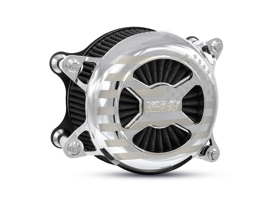 VO2 America Air Cleaner Kit - Chrome. Fits CVO Touring 2023up, Street Glide & Road Glide 2024up, Touring 2025up & Softail 2025up - Vance And Hines