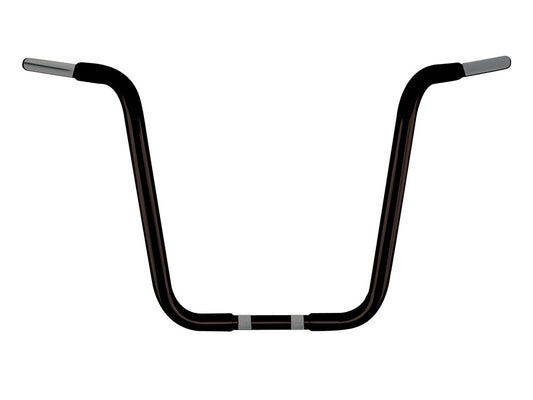 16in. x 1-1/4in. Chubby Ape Hanger Handlebar - Gloss Black. - Wild 1 Handlebars