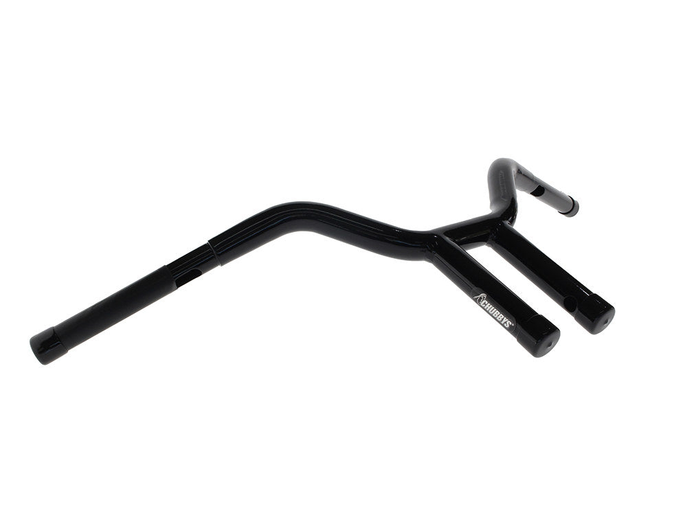 10in. x 1-1/4in. Chubby Psycho Street Fighter Handlebar - Gloss Black. - Wild 1 Handlebars