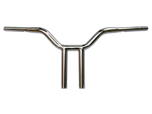 12in. x 1-1/4in. Chubby Psycho Street Fighter Handlebar - Chrome. - Wild 1 Handlebars