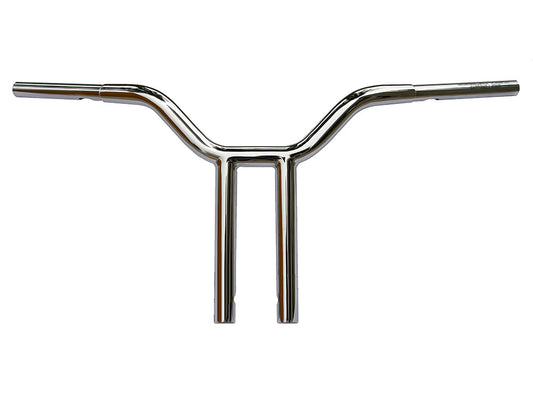14in. x 1-1/4in. Chubby Psycho Street Fighter Handlebar - Chrome. - Wild 1 Handlebars