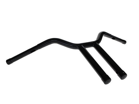 14in. x 1-1/4in. Chubby Psycho Street Fighter Handlebar - Gloss Black. - Wild 1 Handlebars
