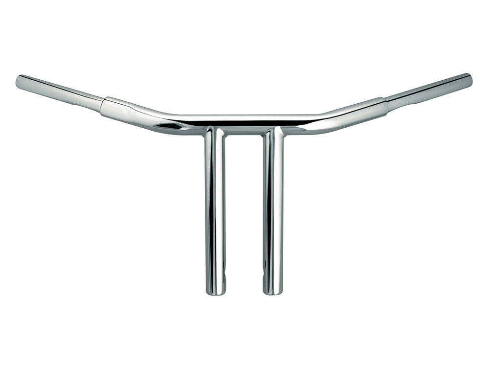 10in. x 1-1/4in. Chubby Chopper T-Bar Handlebar - Chrome. - Wild 1 Handlebars