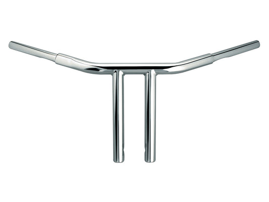 10in. x 1-1/4in. Chubby Chopper T-Bar Handlebar - Chrome. - Wild 1 Handlebars
