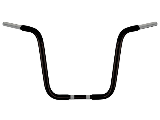 14in. x 1-1/4in. Chubby Ape Hanger Handlebar - Gloss Black. - Wild 1 Handlebars