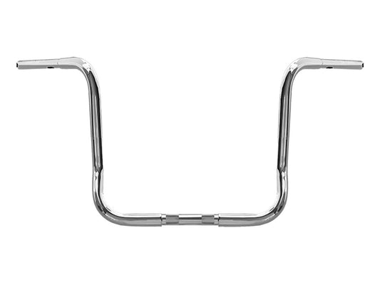 14in. x 1-1/4in. Chubby Bagger Ape Handlebar - Chrome. Fits Ultra Models 1996-2024 and Street Glide 1996-2023 - Wild 1 Handlebars