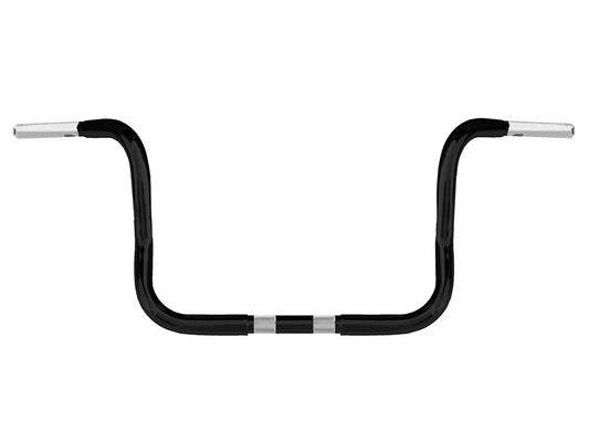 10in. x 1-1/4in. Chubby Bagger Ape Handlebar - Gloss Black. Fits Ultra Models 1996-2024 and Street Glide 1996-2023 - Wild 1 Handlebars