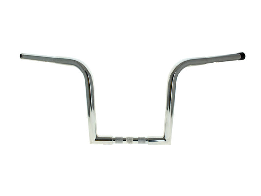 12in. x 1-1/4in. Chubby OutlawZ Ape Hanger Handlebar with Narrow Bottom - Chrome. - Wild 1 Handlebars