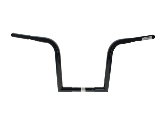 12in. x 1-1/4in. Chubby OutlawZ Ape Hanger Handlebar with Narrow Bottom - Gloss Black. - Wild 1 Handlebars