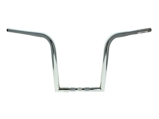 14in. x 1-1/4in. Chubby OutlawZ Ape Hanger Handlebar with Narrow Bottom - Chrome. - Wild 1 Handlebars