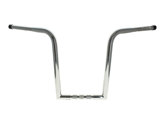 16in. x 1-1/4in. Chubby OutlawZ Ape Hanger Handlebar with Narrow Bottom - Chrome. - Wild 1 Handlebars