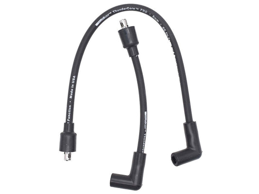 8mm Spark Plug Wire Set - Black. Fits Softail 1984-1999, Dyna 1991-1998, FL 1965-1979, FX 1965-1985 and Sportster 1965-1985. - Walker Products