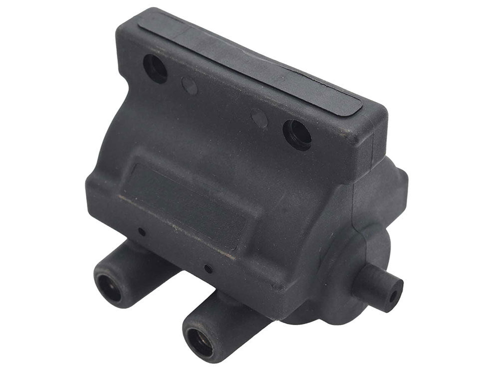 Ignition Coil - Black. Fits Big Twin & Sportster 1965-1998 with Points. - Walker Products